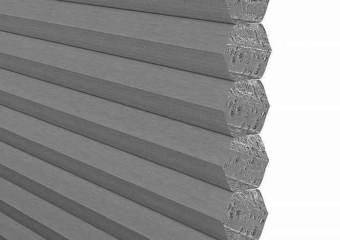 Nocturne (Blackout), Slate Grey - Stick Fit Slim Honeycomb Blind - Image 4